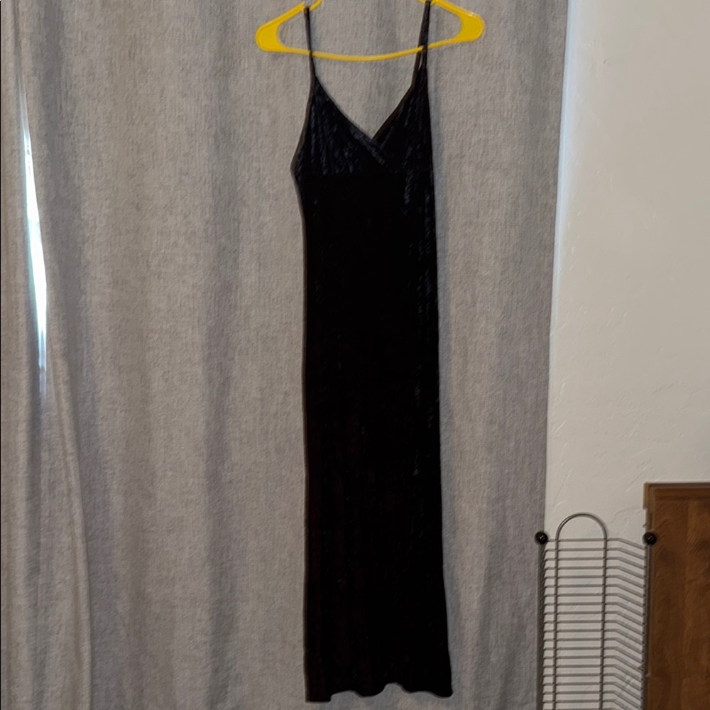 Elegant Black Velvet Dress Jay Jacob’s VINTAGE
